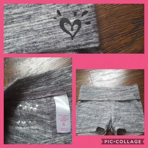 Girls justice shorts size 6